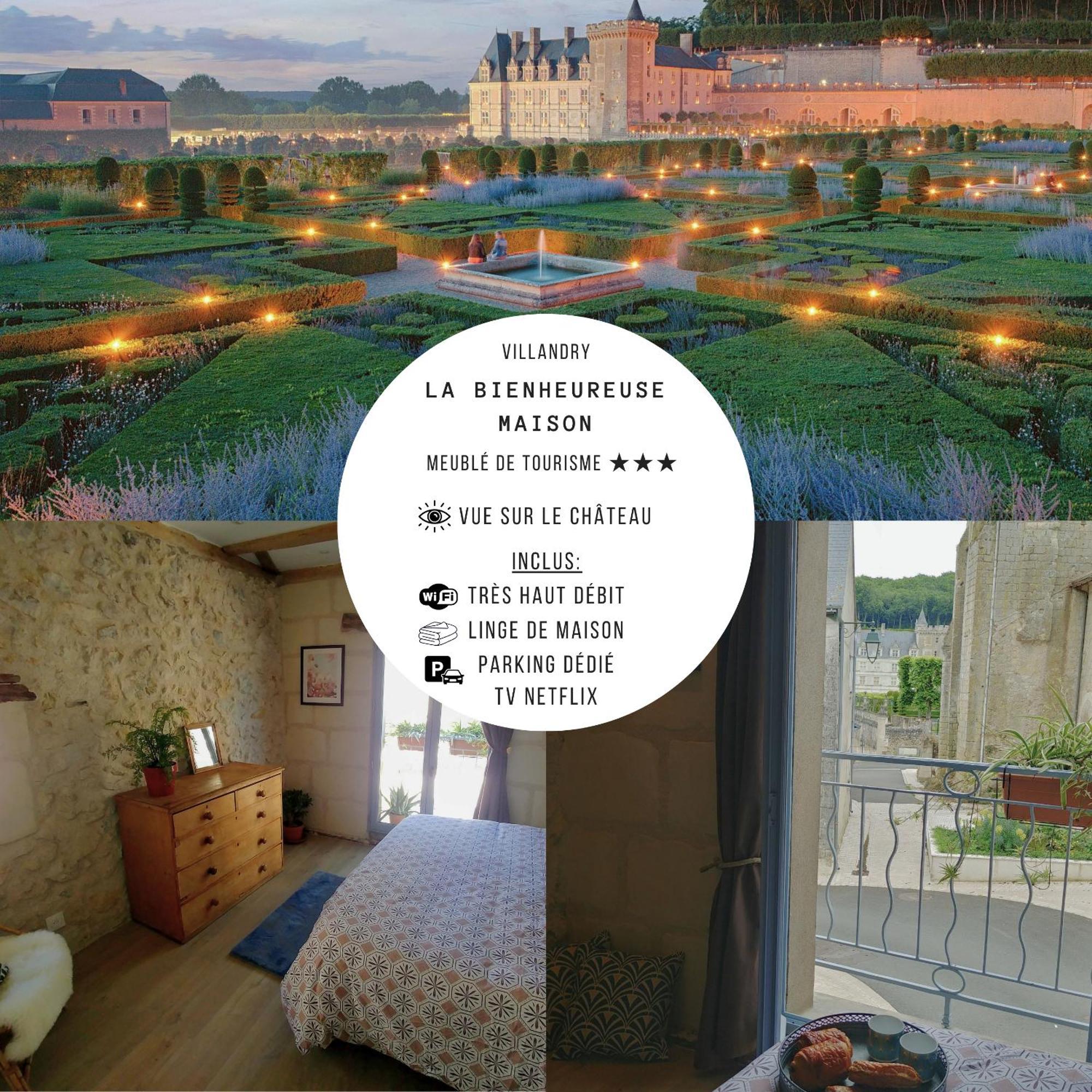 La Bienheureuse Maison, Vue Sur Le Chateau De וילנדרי מראה חיצוני תמונה